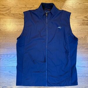 KJUS Men's Navy Golf Vest - Size 2XL - Premium Performance Sportswear